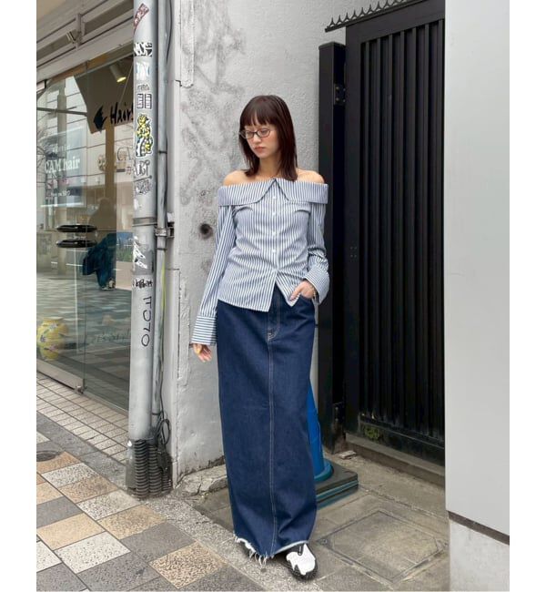 Oriens JOURNAL STANDARD「オフショルダーシャツ」|シャツ・ブラウス|