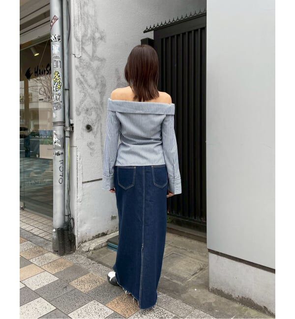 Oriens JOURNAL STANDARD「オフショルダーシャツ」|シャツ・ブラウス|