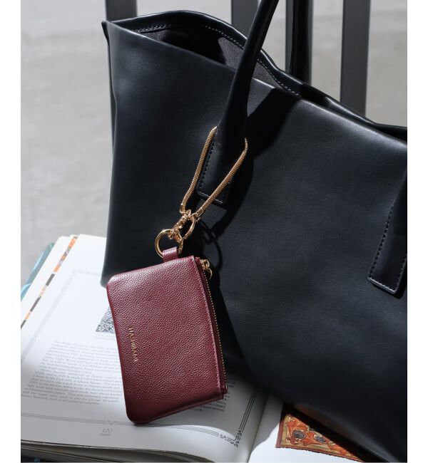 JOURNAL STANDARD relume「《予約》【HASHIBAMI/ハシバミ】ポーチガタキーケースチャーム」|キーケース|レッド