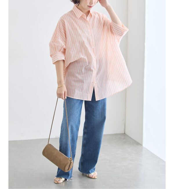 journal standard L'essage「FABRICA ワイドショートスリーブシャツ」|シャツ・ブラウス|