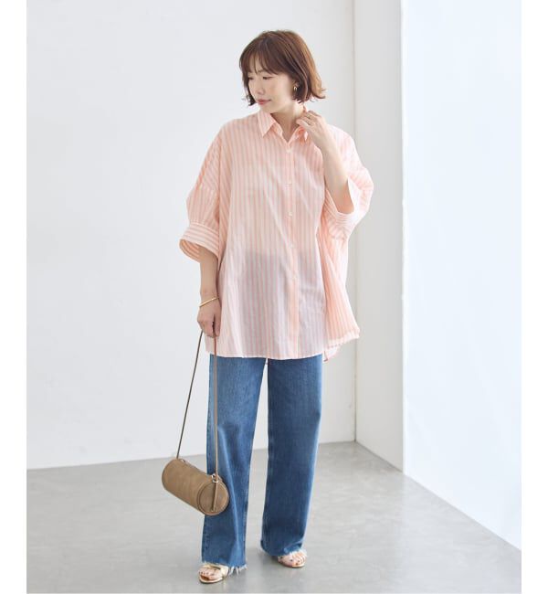journal standard L'essage「FABRICA ワイドショートスリーブシャツ」|シャツ・ブラウス|