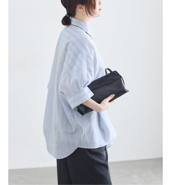 journal standard L'essage「FABRICA ワイドショートスリーブシャツ」|シャツ・ブラウス|