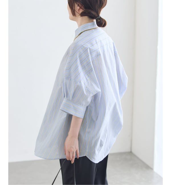 journal standard L'essage「FABRICA ワイドショートスリーブシャツ」|シャツ・ブラウス|