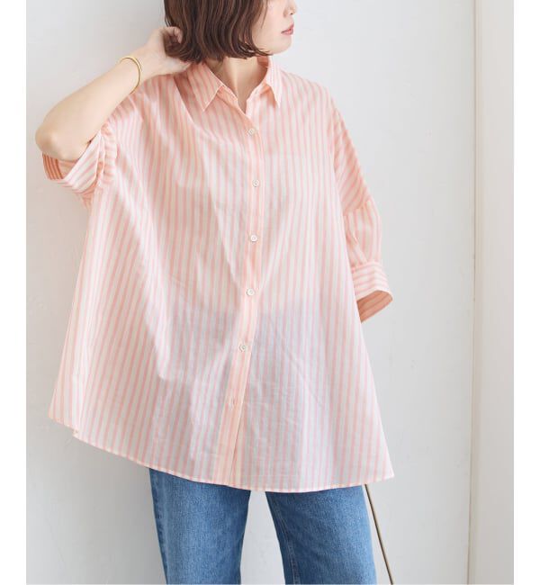 journal standard L'essage「FABRICA ワイドショートスリーブシャツ」|シャツ・ブラウス|