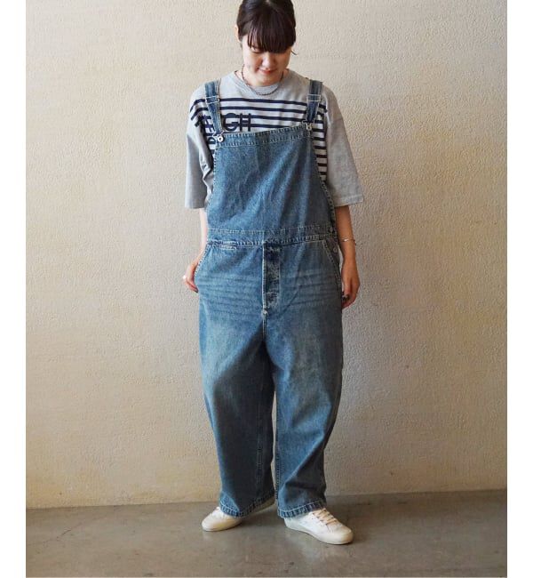 journal standard luxe「《予約》11OZデニムミドルバックオーバーオール」|オールインワン|