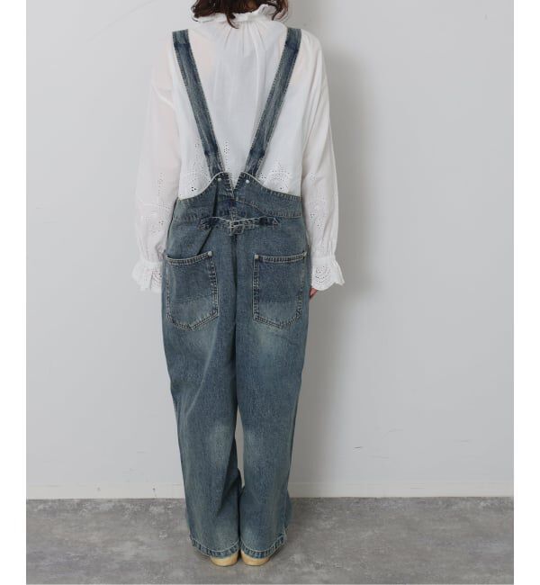 journal standard luxe「《予約》11OZデニムミドルバックオーバーオール」|オールインワン|