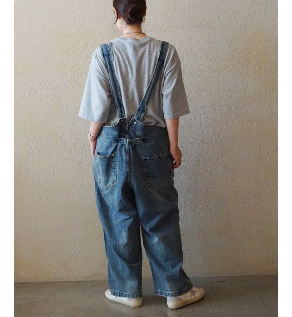 journal standard luxe「《予約》11OZデニムミドルバックオーバーオール」|オールインワン|