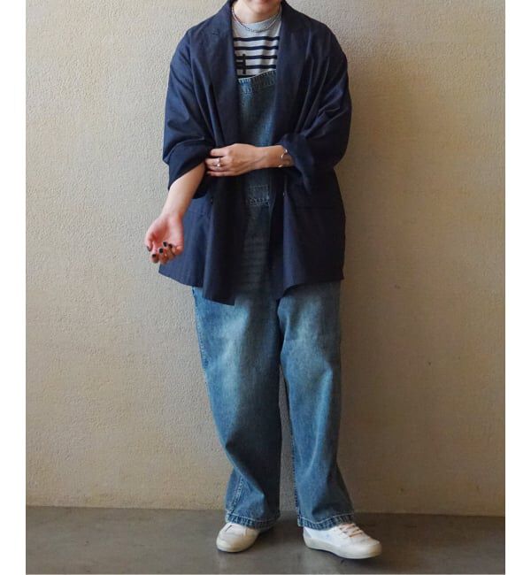 journal standard luxe「《予約》11OZデニムミドルバックオーバーオール」|オールインワン|