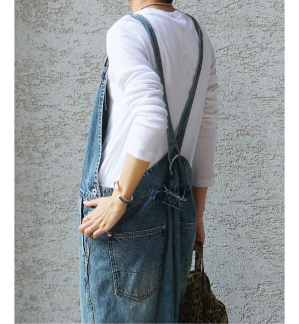 journal standard luxe「《予約》11OZデニムミドルバックオーバーオール」|オールインワン|