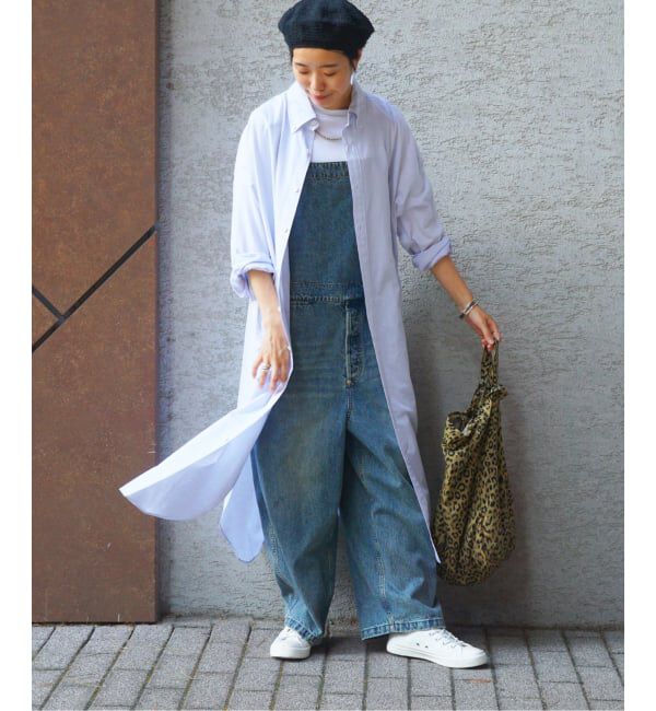 journal standard luxe「《予約》11OZデニムミドルバックオーバーオール」|オールインワン|