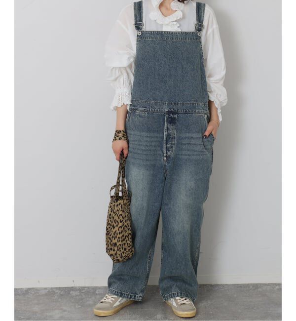 journal standard luxe「《予約》11OZデニムミドルバックオーバーオール」|オールインワン|