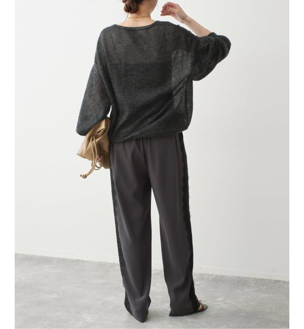 Spick and Span「《予約》ルーズモヘヤパフスリーブニット」|ニット・セーター|