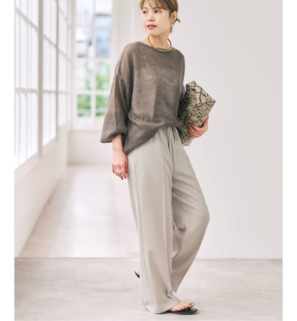 Spick and Span「《予約》ルーズモヘヤパフスリーブニット」|ニット・セーター|