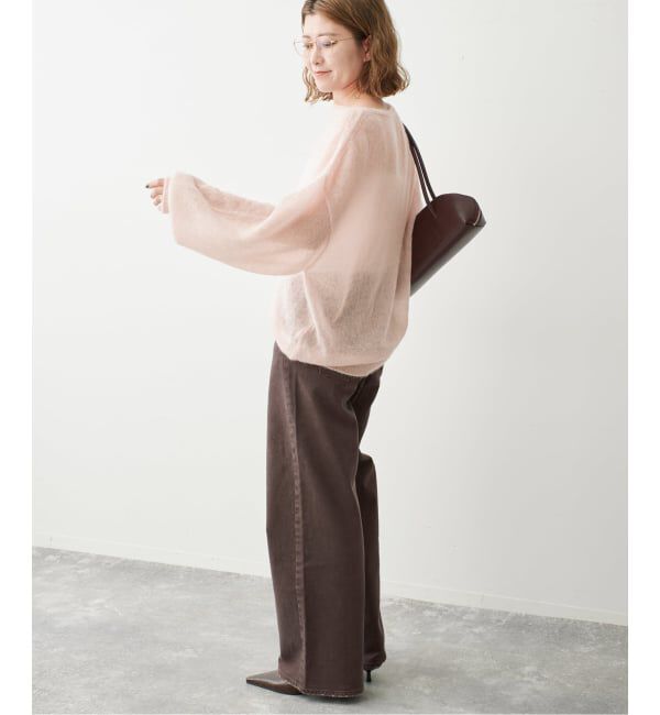 Spick and Span「《予約》ルーズモヘヤパフスリーブニット」|ニット・セーター|