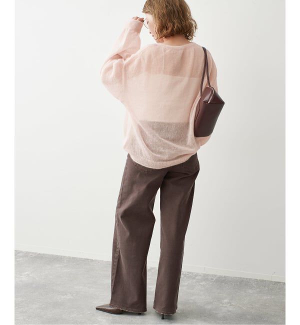 Spick and Span「《予約》ルーズモヘヤパフスリーブニット」|ニット・セーター|