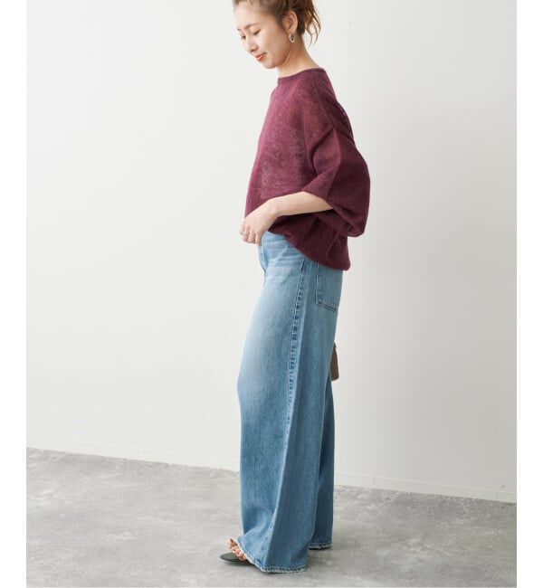 Spick and Span「《予約》ルーズモヘヤパフスリーブニット」|ニット・セーター|