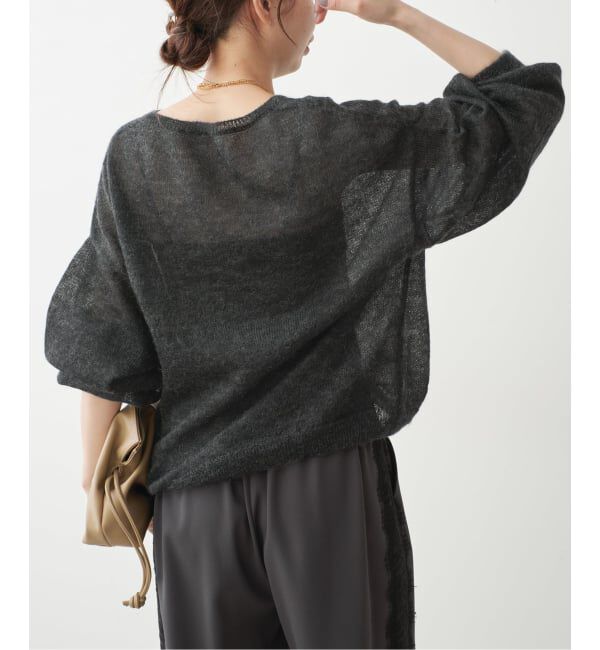 Spick and Span「《予約》ルーズモヘヤパフスリーブニット」|ニット・セーター|