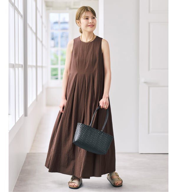 Spick and Span「タックアメスリワンピース」|ワンピース|