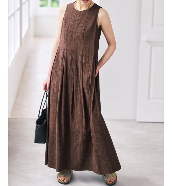 Spick and Span「タックアメスリワンピース」|ワンピース|