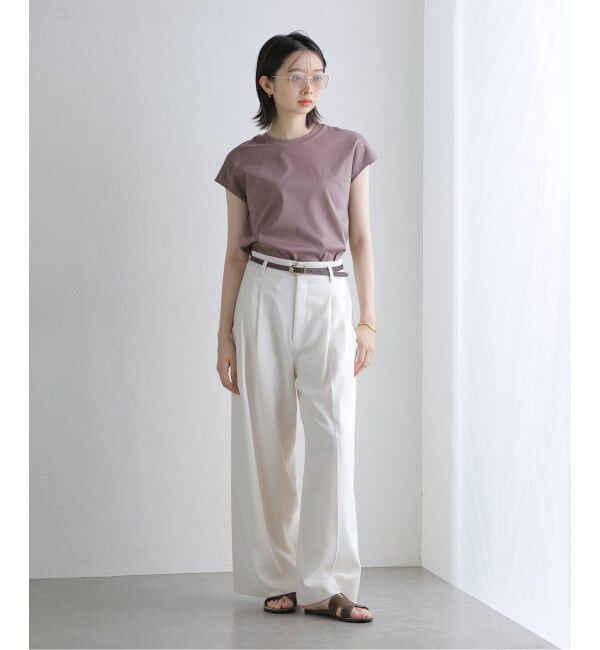  「《追加》【洗える】接触冷感スムースハイネックプルオーバー」|Tシャツ・カットソー|