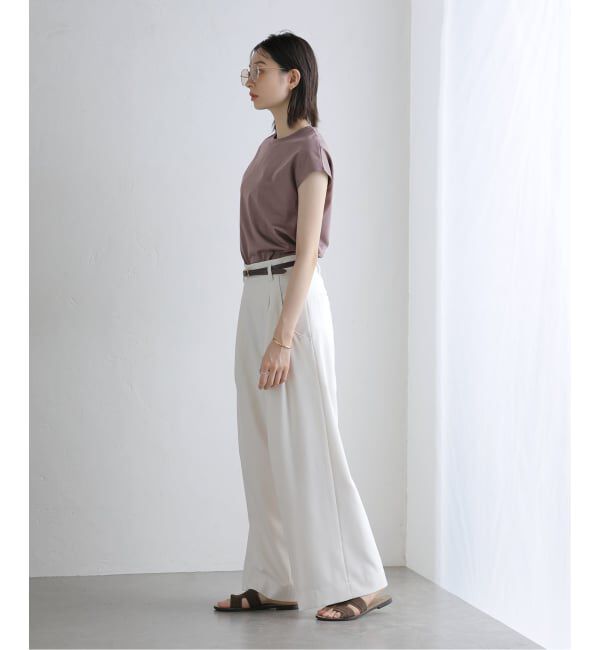  「《追加》【洗える】接触冷感スムースハイネックプルオーバー」|Tシャツ・カットソー|