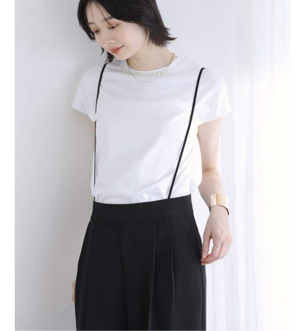  「《追加》【洗える】接触冷感スムースハイネックプルオーバー」|Tシャツ・カットソー|