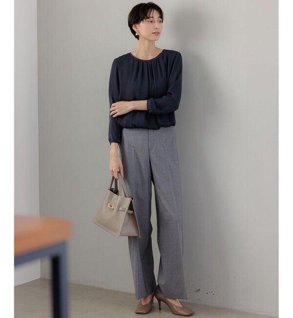 23区「【セットアップ対応】ラフィーネウール ワイドパンツ」|その他|