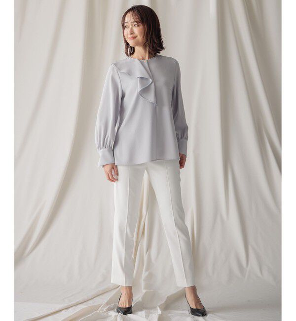BEIGE,「CINDY / アシンメトリーブラウス」|シャツ・ブラウス|