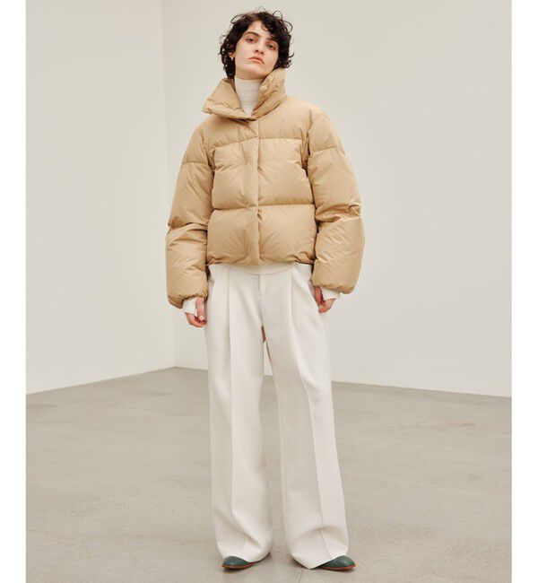 BEIGE,「LAC / 2WAYストレッチワイドタックパンツ」|その他|