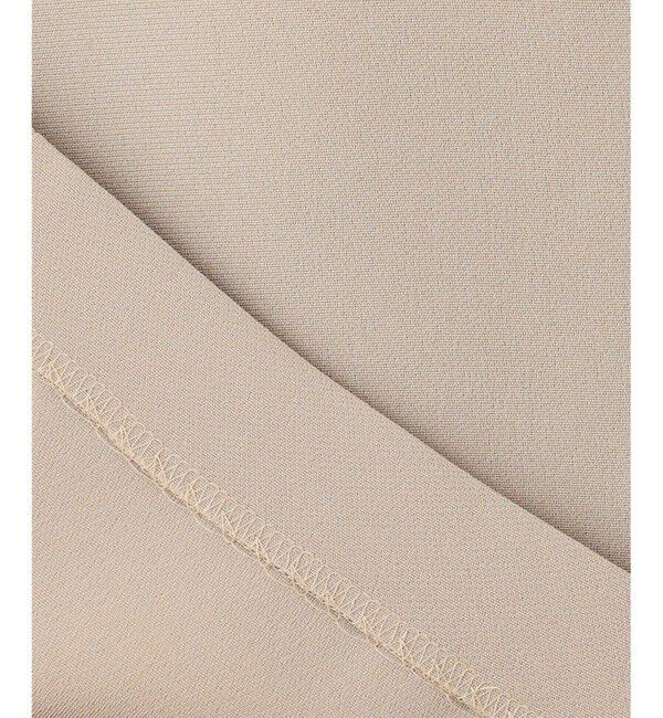 BEIGE,「【洗える】RUE / スリットネックフォルムブラウス」|シャツ・ブラウス|