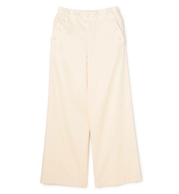 BEIGE,「LAZUL / マリンボタンワイドパンツ」|その他|