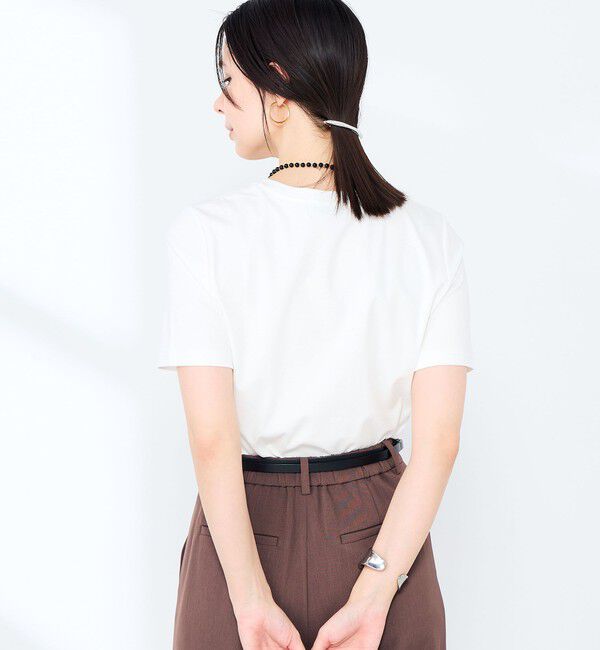 NOLLEY'S sophi「《撥水/汗染み軽減》ベイシック丈Tシャツ」|Tシャツ・カットソー|