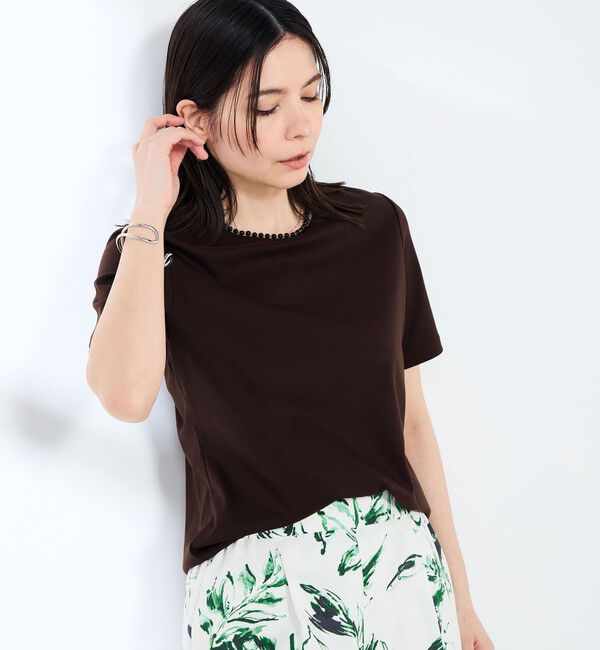 NOLLEY'S sophi「《撥水/汗染み軽減》ベイシック丈Tシャツ」|Tシャツ・カットソー|