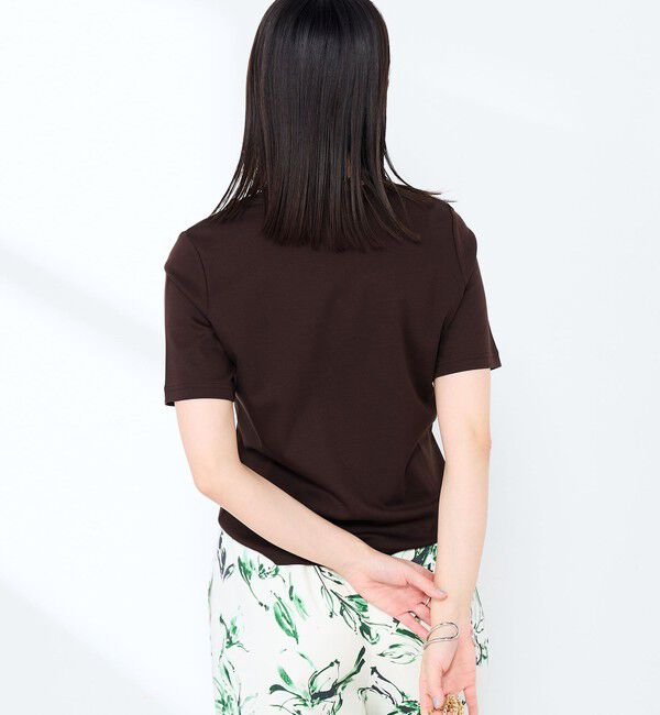 NOLLEY'S sophi「《撥水/汗染み軽減》ベイシック丈Tシャツ」|Tシャツ・カットソー|
