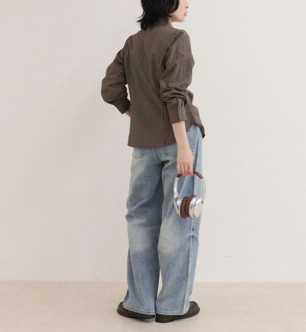 fredy emue「【WEB限定カラーあり】フロントギャザーコンパクトシャツ」|シャツ・ブラウス|