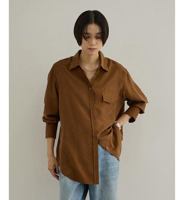 SALON adam et rope'「GENTLE SILK シャツ / セットアップ対応・新色追加」|シャツ・ブラウス|