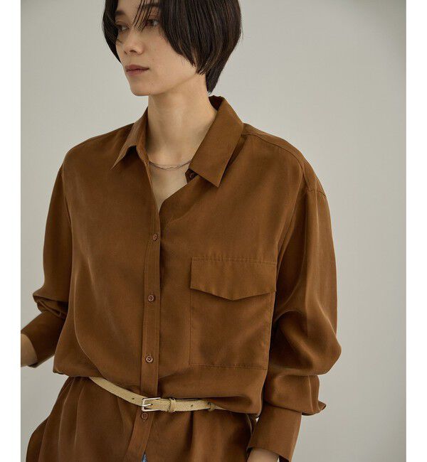 SALON adam et rope'「GENTLE SILK シャツ / セットアップ対応・新色追加」|シャツ・ブラウス|