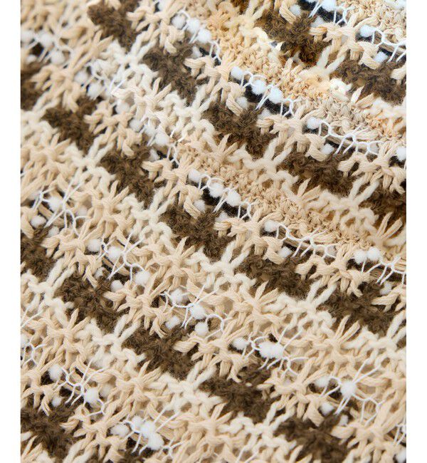 ROPE「【COOHEM（コーヘン）】SUKASHI BORDER KNIT VEST【WEB・一部店舗限定】【一部別注カラー】/洗える」|ニット・セーター|