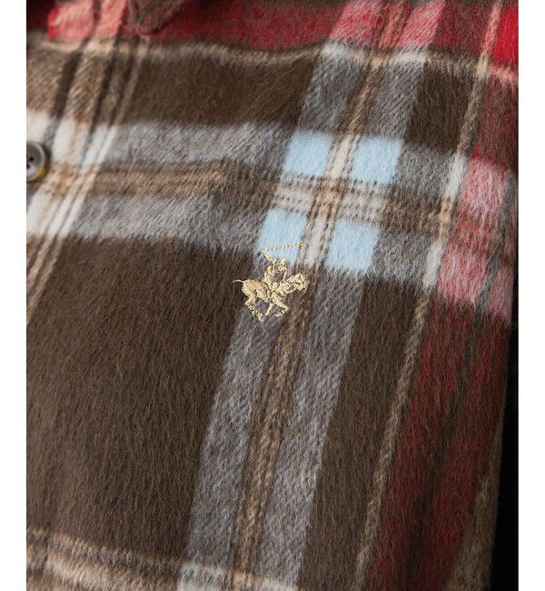 Rope&rsquo;Picnic「【BEVERLY HILLS POLO CLUB・WEB限定】シャギーチェックシャツ」|シャツ・ブラウス|