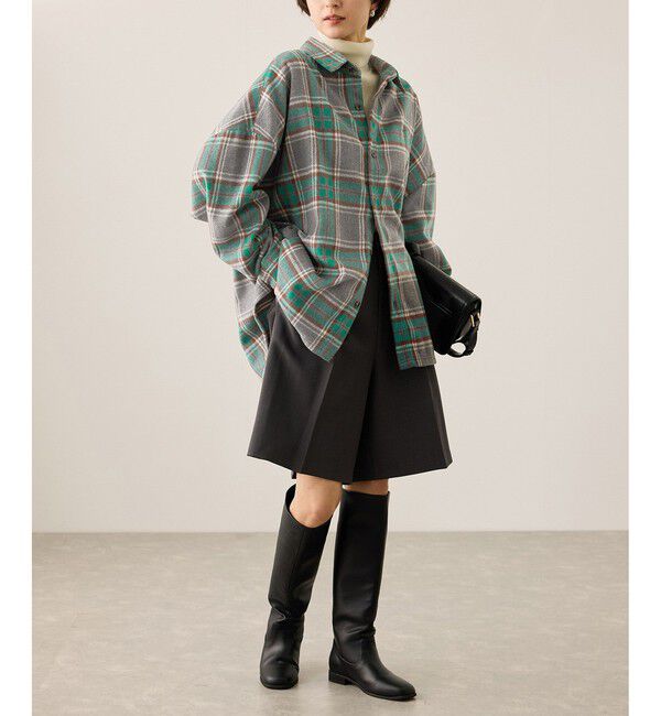 Rope&rsquo;Picnic「【BEVERLY HILLS POLO CLUB・WEB限定】シャギーチェックシャツ」|シャツ・ブラウス|