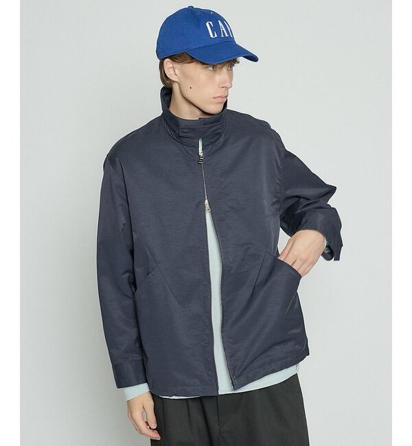 ABAHOUSE「COTTON NYLON ダブルジップブルゾン / オーバーサイズ【予約】」|ブルゾン・スタジャン|