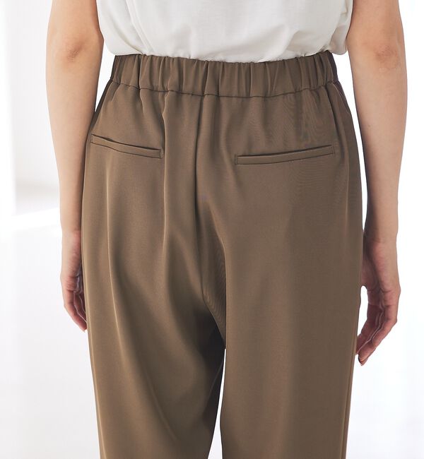abahouse mavie「【セットアップ対応】クールタッチサテンゆるテーパードパンツ」|その他|