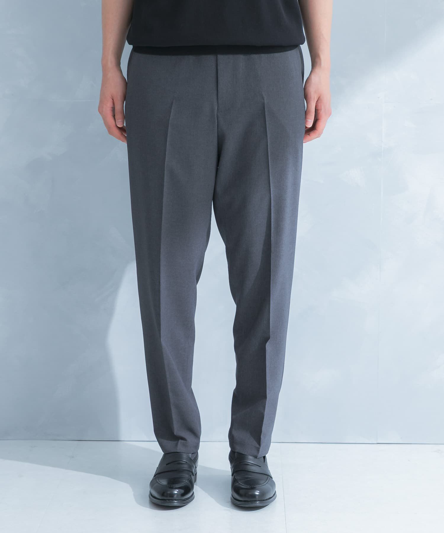 URBAN RESEARCH DOORS「LIFE STYLE TAILOR　リネンライクコンフォータブルパンツ」|スラックス|
