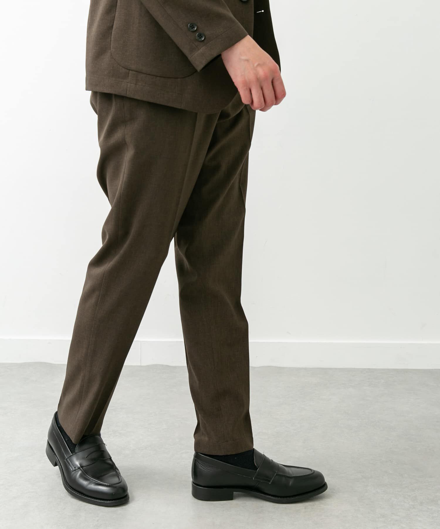 URBAN RESEARCH DOORS「LIFE STYLE TAILOR　リネンライクコンフォータブルパンツ」|スラックス|