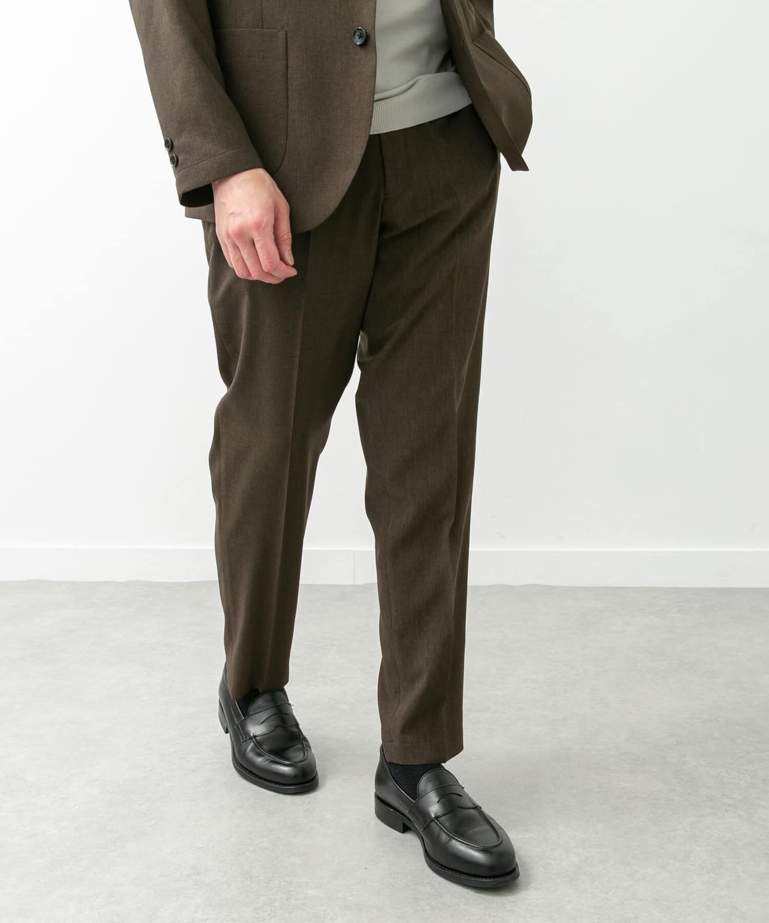 URBAN RESEARCH DOORS「LIFE STYLE TAILOR　リネンライクコンフォータブルパンツ」|スラックス|