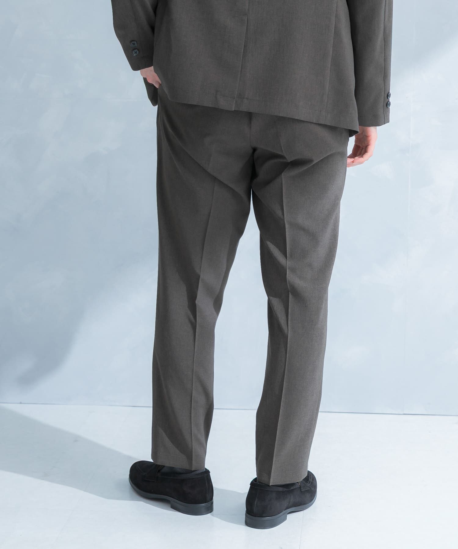 URBAN RESEARCH DOORS「LIFE STYLE TAILOR　リネンライクコンフォータブルパンツ」|スラックス|