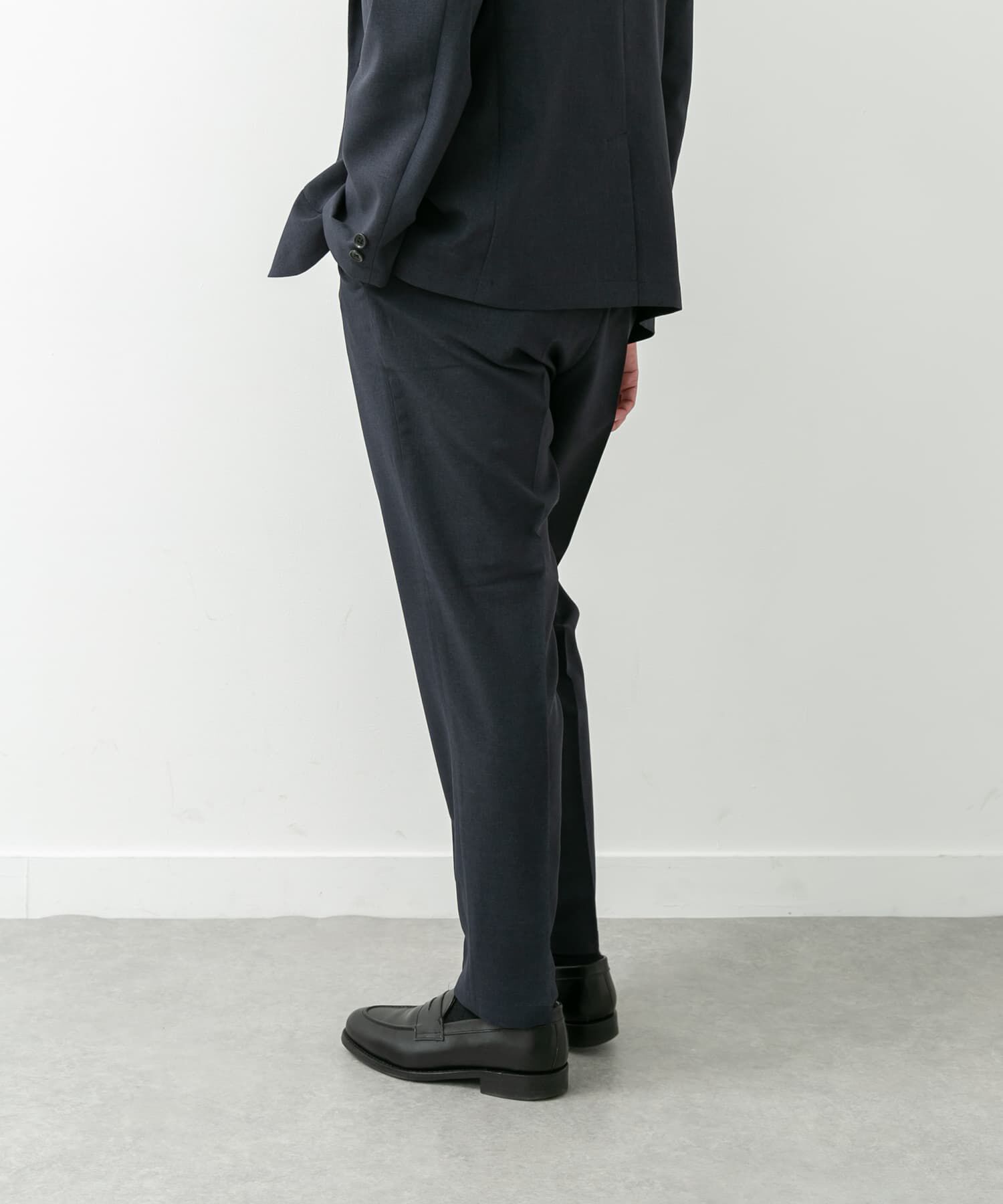 URBAN RESEARCH DOORS「LIFE STYLE TAILOR　リネンライクコンフォータブルパンツ」|スラックス|