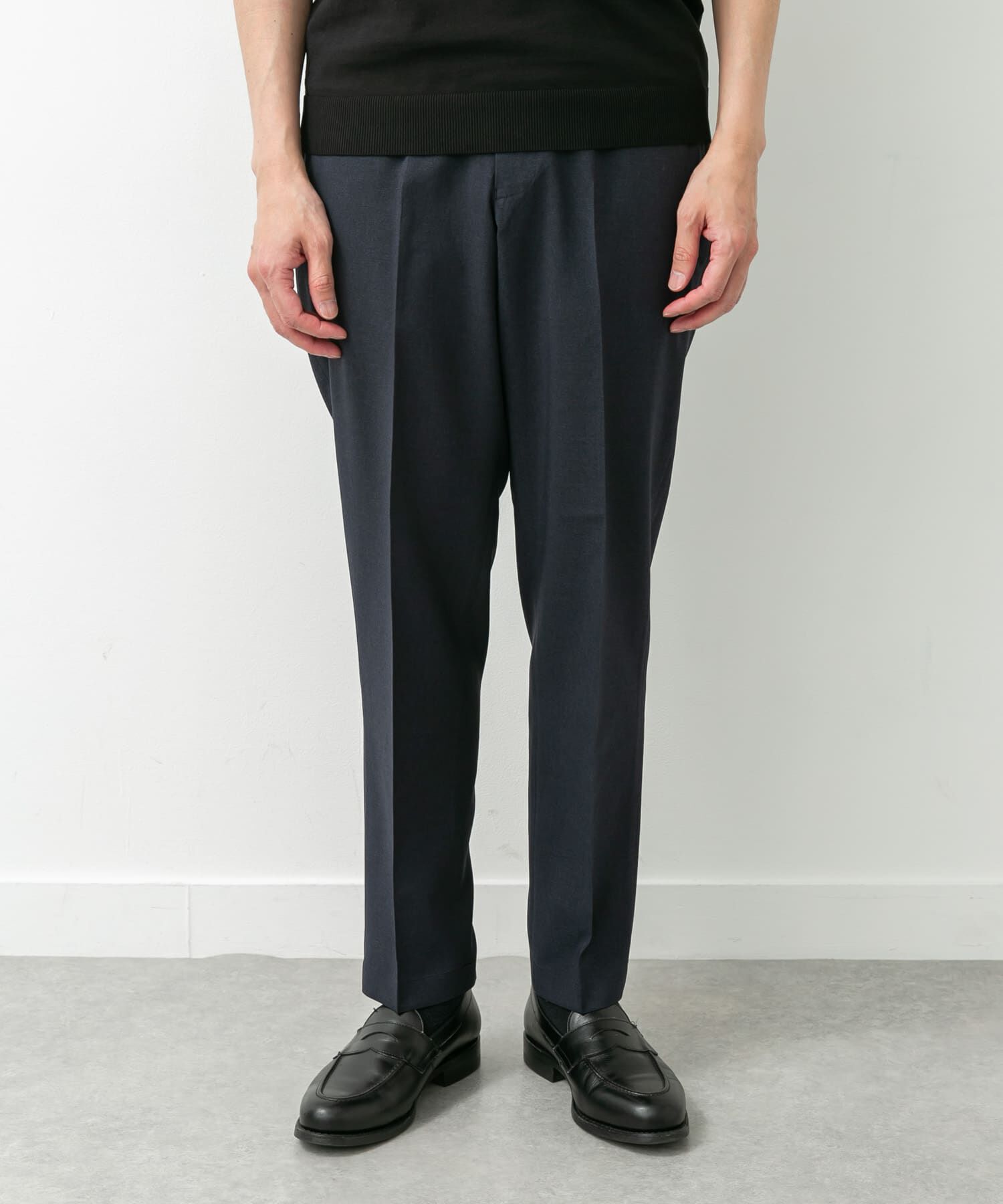 URBAN RESEARCH DOORS「LIFE STYLE TAILOR　リネンライクコンフォータブルパンツ」|スラックス|