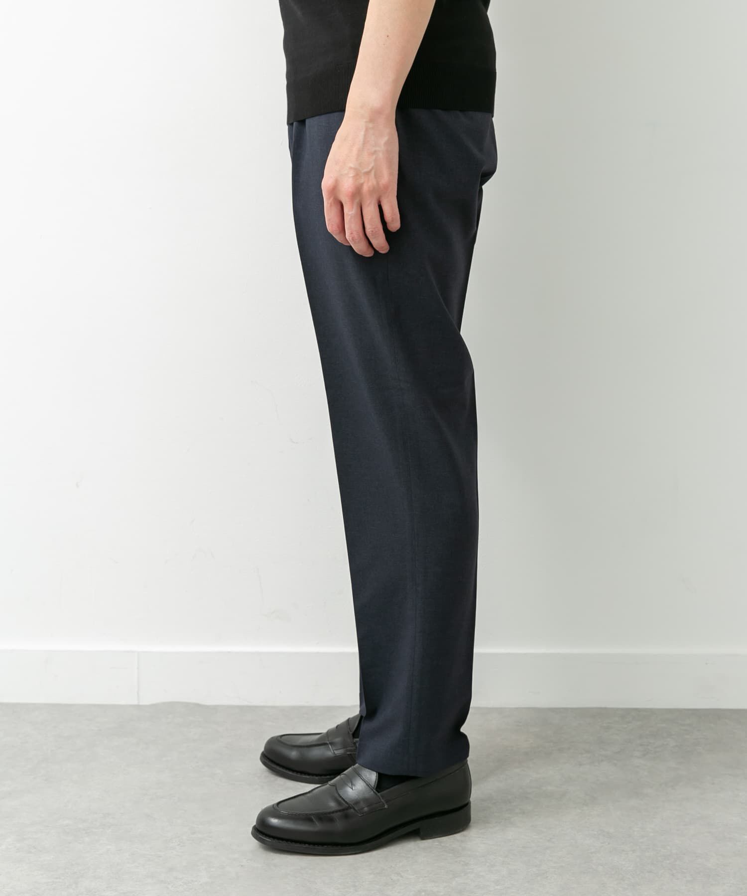 URBAN RESEARCH DOORS「LIFE STYLE TAILOR　リネンライクコンフォータブルパンツ」|スラックス|