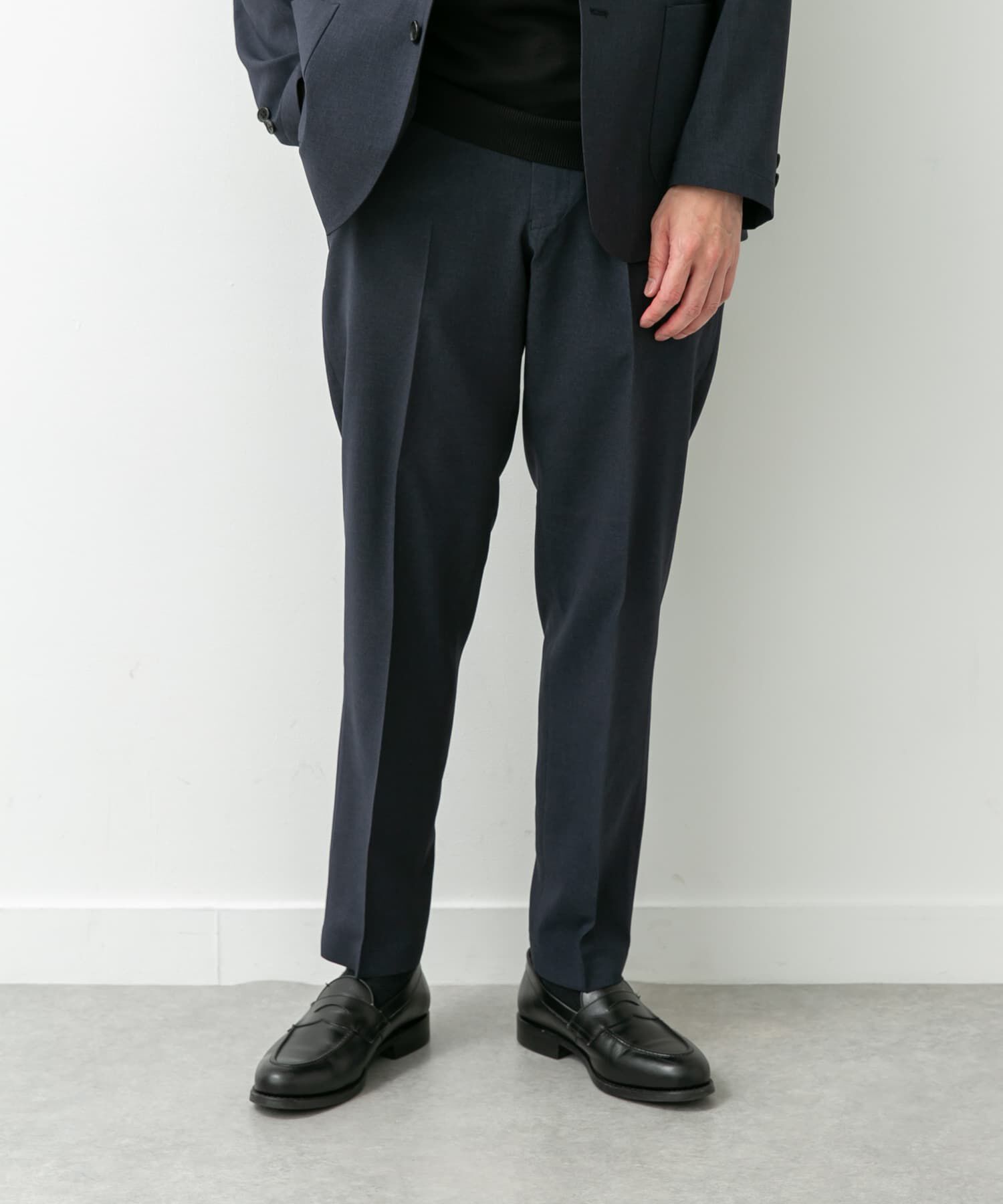 URBAN RESEARCH DOORS「LIFE STYLE TAILOR　リネンライクコンフォータブルパンツ」|スラックス|